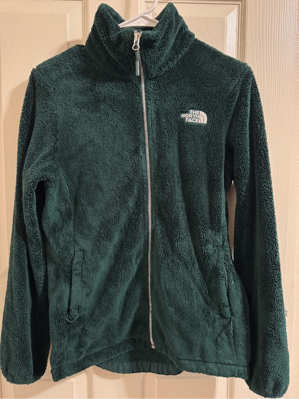 The North Face Women’s Dark Green Full-Zip Sherpa Jacket